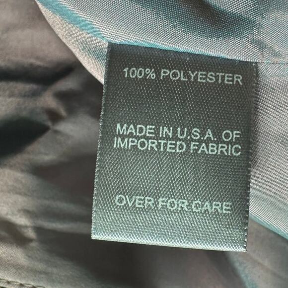 Bill Blass Vintage Metallic Taffeta Patchwork Midi Skirt – Size 4 - Picture 10 of 12